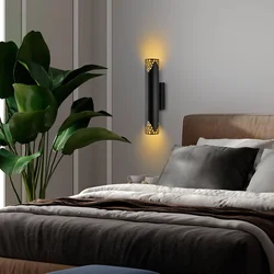 Opviq Zidna lampa Halo-15371, 8x40x13cm, IP20, Crna