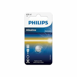 Philips A76/01B - Alkalna dugmićasta baterija MINICELLS 1,5V 155mAh