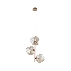 Luster na sajli LAVA 3xG9/8W/230V bež/dimljeno bež