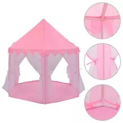 shumee Princeskin igralni šotor roza