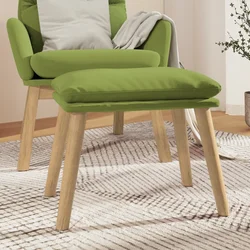 Tabure svjetlozeleni 45x29,5x35 cm baršunasti