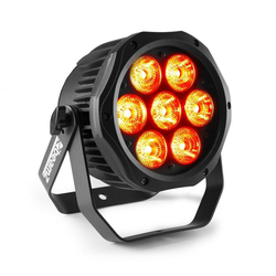 Beamz Professional BWA410 LED PAR 7x10W 4in1 LEDs RGBW wasserdicht schwarz