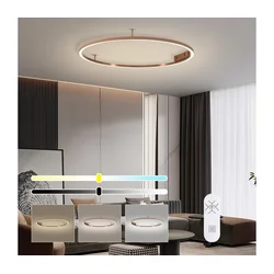 Immax NEO 07326-80C-LED prigušiva stropna LED svetiljka FINO LED/55W/230V 80 cm Tuya ružičasto zlato + daljinski upravljač
