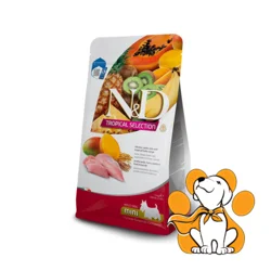 N&D Tropical Selection Adult Mini Chicken, Spelt, Oats & Tropical Fruits 1,5kg