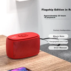 Soaiy Bluetooth zvučnik C35, USB, Crveni
