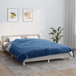 Teška deka plava 200x225 cm 13 kg od tkanine