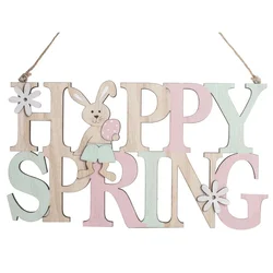 Viter Drveni natpis happy spring zeka 23x13