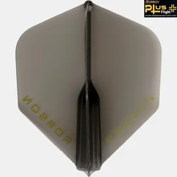 Pikado peresa ROBSON Plus Dart Flight/Crystal Clear Black