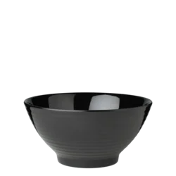 Črna skleda 20 cm — Elements Melamin (Flow) - 593171
