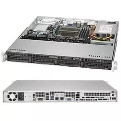 slomart Supermicro SuperChassis 813MFTQC-350CB2 Rack Črna 350 W