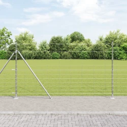 Zavareno žičano ogradno mreža s betonskom podlogom 50 x 1,4 m