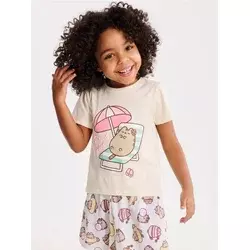 Sinsay - Pamučne majice sa printom 2 kom Pusheen the Cat - šareno