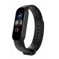 EPICO Silicone Band remen za Xiaomi Mi Smart Band 6, silikonski, crni