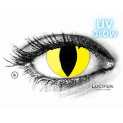 GLOW YELLOW CAT UV barvne leče