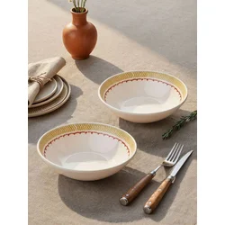 Hermia Set činija, 6 komada, Beli