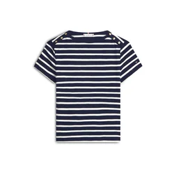 TOMMY HILFIGER Majica mornarska/bela