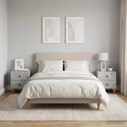Noćni ormar s ladicama 2 pcs Betonska siva 43 x 34,5 x 48 cm