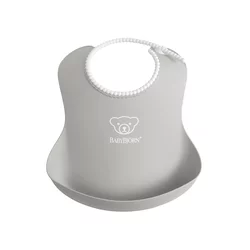 Baby Bib - Grey