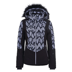 ICEPEAK FLORIS ženska smučarska jakna, črna