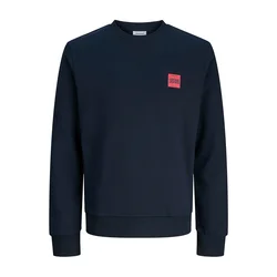 JACK & JONES Majica JJBRANDY nočno modra