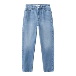 MANGO Kavbojke moder denim