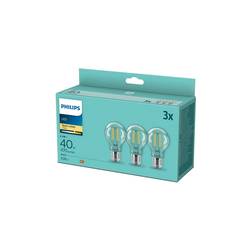 Komplet od 3 LED sijalica VINTAGE Philips E27/4,3W/230V 2700K