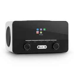 AUNA CONNECT 150 WH 2.1 INTERNETRADIO MEDIAPLAYER WIFI LAN USB DAB+ FM RDS AUX