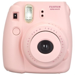 FujiFilm analogni fotoaparat Instax Mini 8, rozi