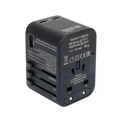 shumee UNIVERZALNI POTOVALNI ADAPTER USB-C PD 65W - YT-81303
