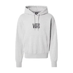 VANS Majica svetlo siva/črna
