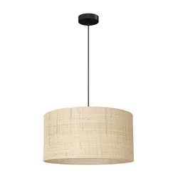 Luster na sajli RATTAN 1xE27/60W/230V, prečnik 40 cm, ratan