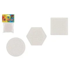 Hama Podloga za kroglice MIDI - kolo, kvadrat, šestkotnik, plastika 9x9cm