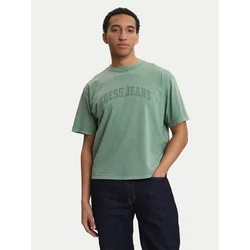 Guess Majica M6GIB6 K8FQ4 Zelena Regular Fit