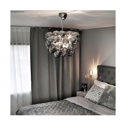 ByRydens 4200440-4505 - Luster na sajli GROSS 8xG9/4W/230V dimljena/crna