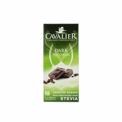 Cavalier Dark (temna 85%) stevia čokolada 85g