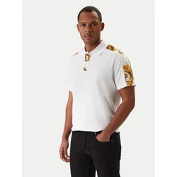 Versace Jeans Couture Polo majica 80GAG6R1 JS549 Bela Regular Fit