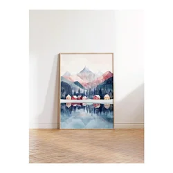 Dekorativna slika u okviru 50 x 70 cm