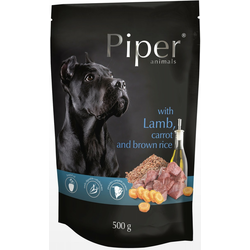 PIPER Vlažna hrana za pse adult sa jagnjetinom i šargarepom 500g