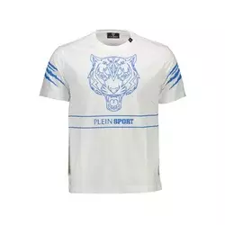 PLEIN SPORT Muška Majica TIPS102_BIANCO_01-WHITE, Bela