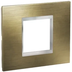 Okvir inox 2M bronza-hrom LMR7722038