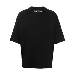 Palm Angels - logo print T-shirt - men - Black