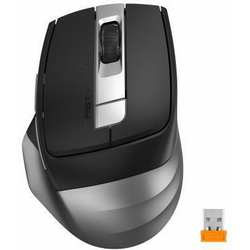 A4Tech FB35CS, brezžična miška FSTYLER, dimno siva, Bluetooth in USB 2,4 GHz, domet 10 m