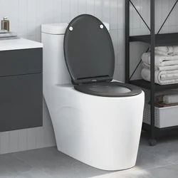WC daska Antracit 47 x 37,5 x 3,8 cm Duroplast