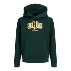 Jack & Jones Junior Majica JJAERO limona/jelka/bela