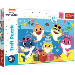 Trefl - Puzzle Baby Shark 24 maxi - 1 - 39 kosov