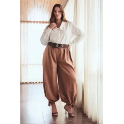 Trendyol Curve Ženska bluza Tbbss26Af00130, Krem
