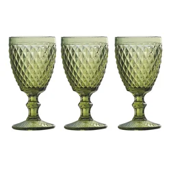 Tognana Set od 3 pehara Diamond, 30 cl, Zeleni