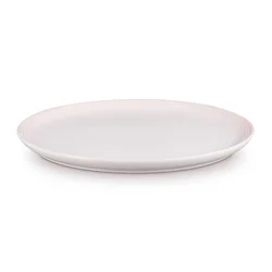 Jedilni krožnik COUPE 27 cm, SHELL PINK, kamnita posoda, Le Creuset