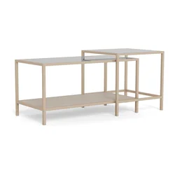 Sive jeklene mizice v kompletu 2 ks 50x90 cm Seaford – Actona