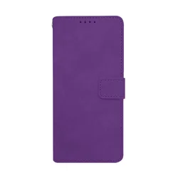 Maska za telefon LEATHER LUX FLIP za Samsung A05, Ljubičasta